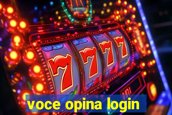 voce opina login